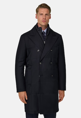 Boggi Milano Mantel in Blau: Vorderseite