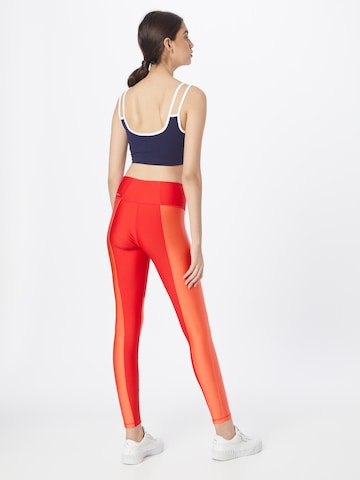 PUMA Skinny Workout Pants in Red