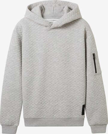 TOM TAILOR DENIM Sweatshirt in Grijs: voorkant