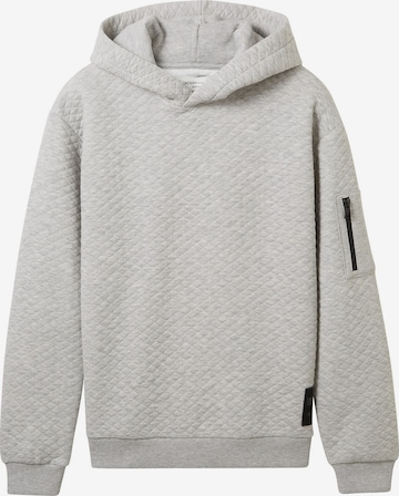 TOM TAILOR DENIM Sweatshirt in Grey: front