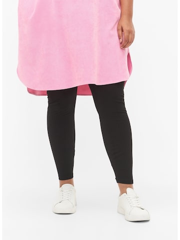 Zizzi Skinny Leggings 'Fili' i sort