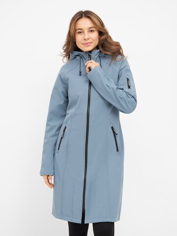 Manteau fonctionnel ILSE JACOBSEN en bleu : devant