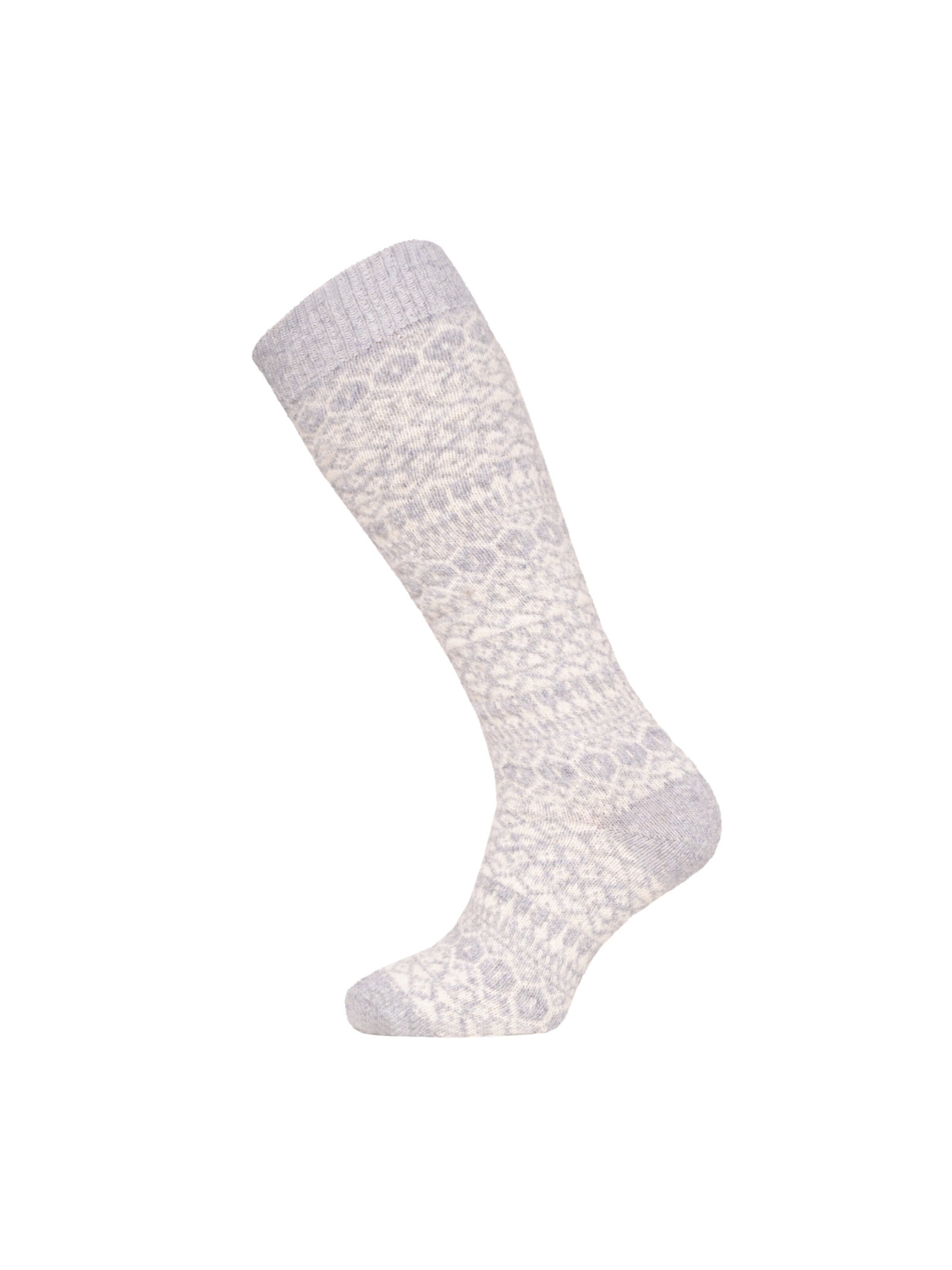 HomeOfSocks Knee High Socks 'HOSK704' in Grey: front