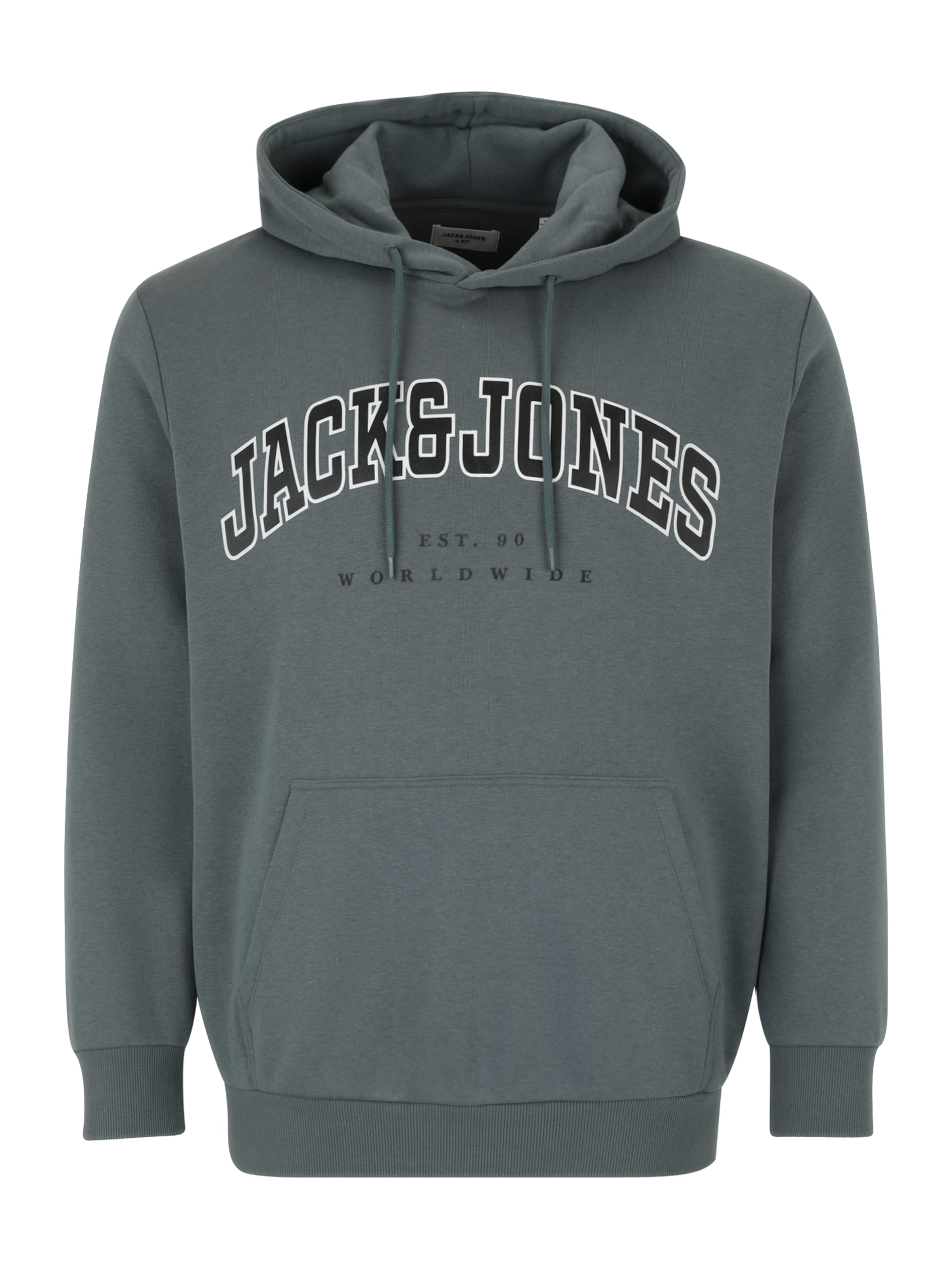 Jack & Jones Plus Свитшот 'JJECALEB' в Синий: спереди