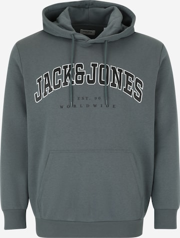mėlyna Jack & Jones Plus Megztinis be užsegimo 'JJECALEB': priekis