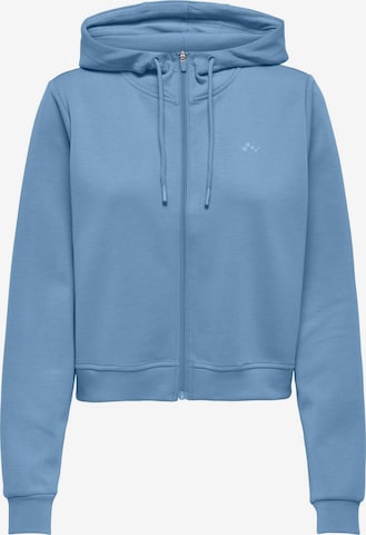 ONLY PLAY Athletic Cardigan in Blue: front