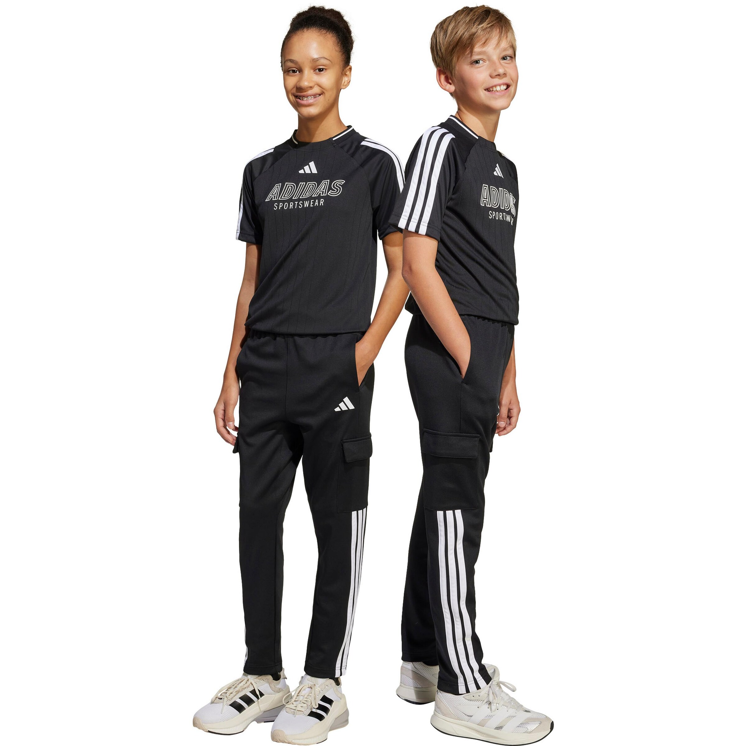 ADIDAS PERFORMANCE Regular Workout Pants 'Hot' in Black