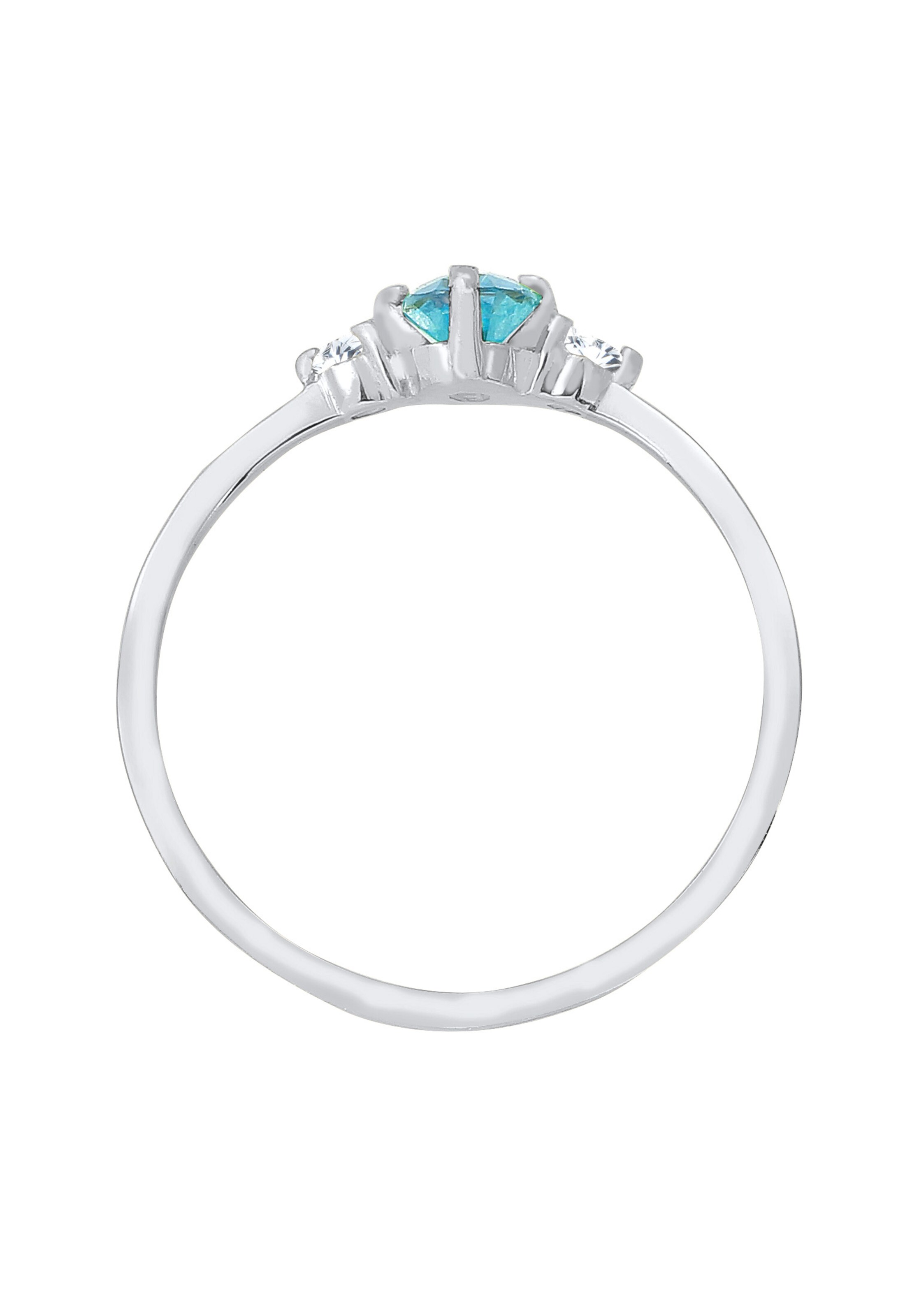 ELLI Ring 'Kristall' in Blue