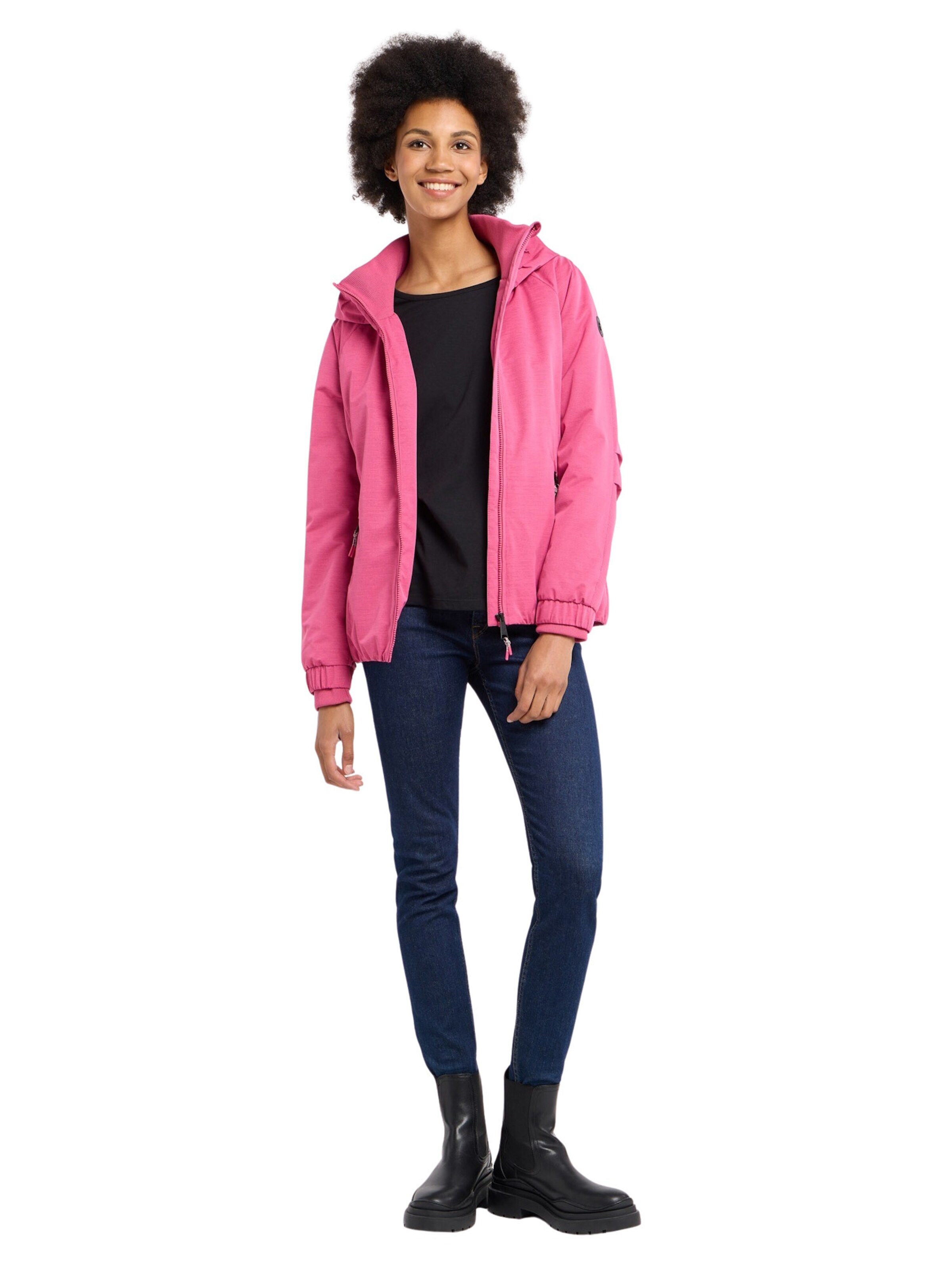 Ragwear Jacke 'Dizzie Warm' in Pink
