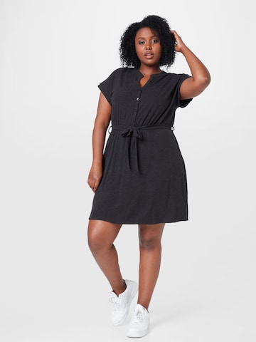 ABOUT YOU Curvy Dress 'Flores' in Grey: front