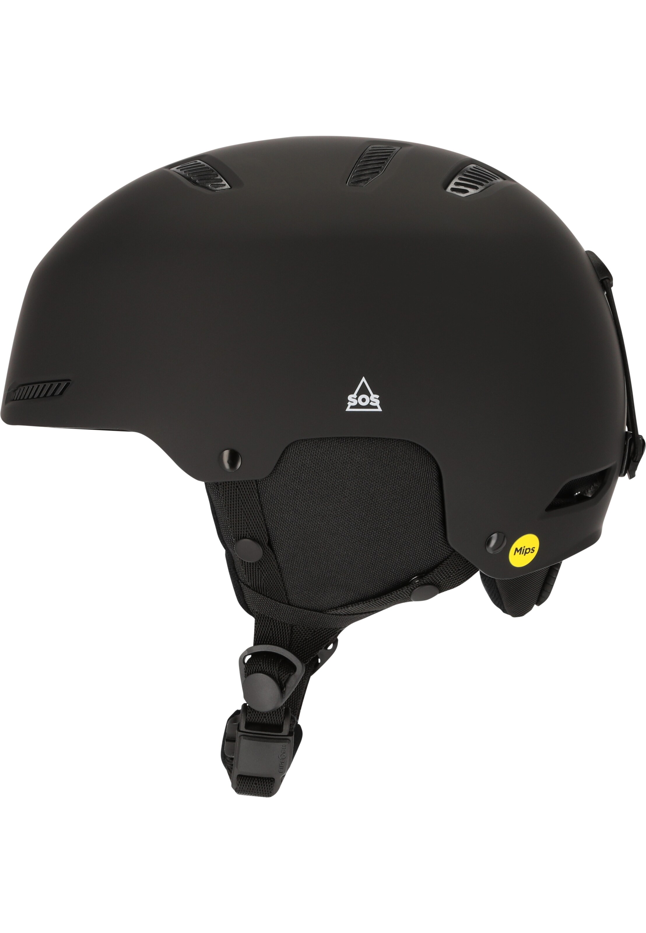 SOS Skihelm 'Cooper Elite' in Schwarz