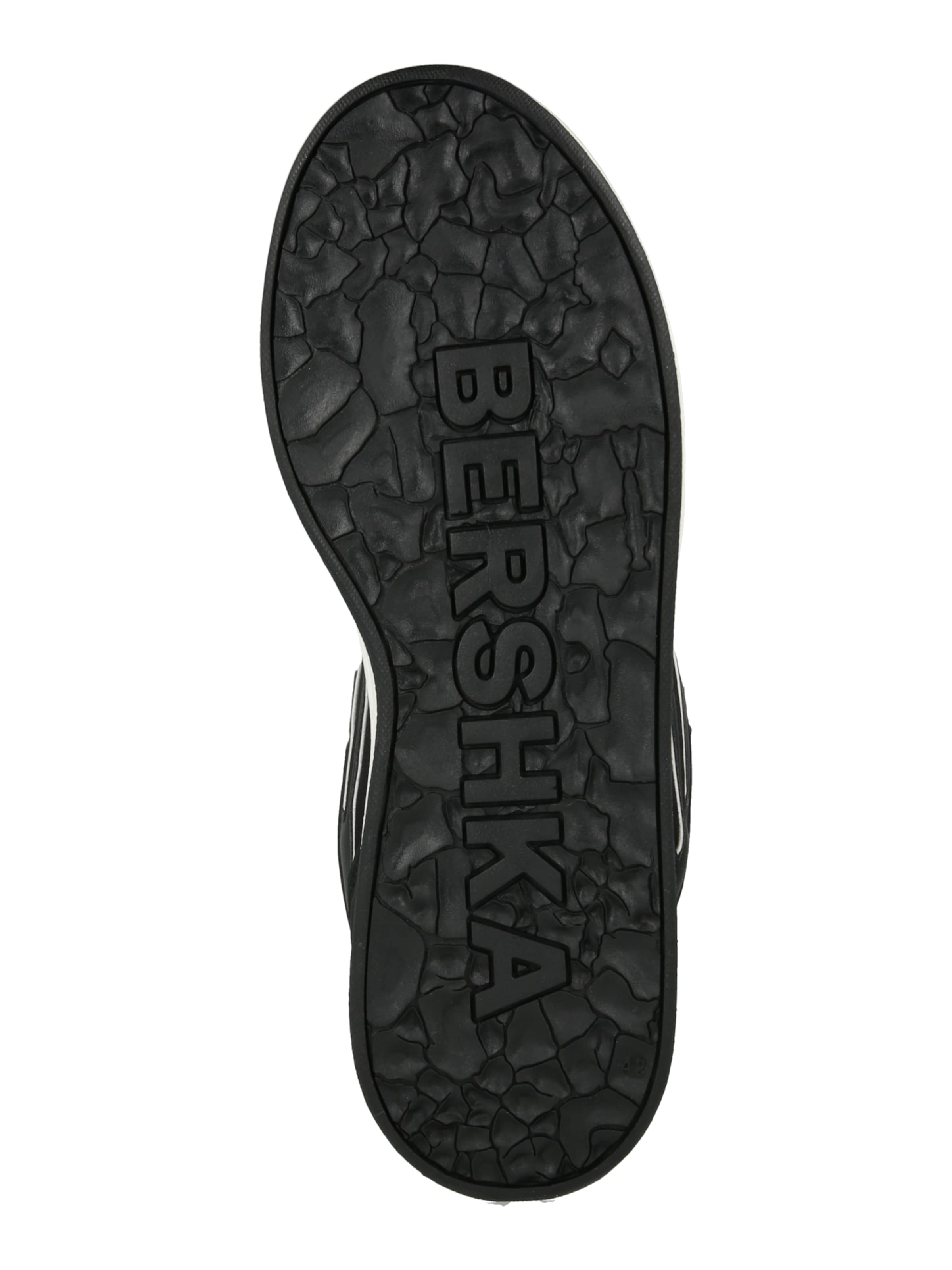 Bershka Rövid szárú sportcipők - fekete