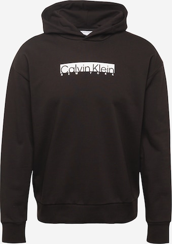 Sweat-shirt 'NEW YORK' Calvin Klein en noir : devant