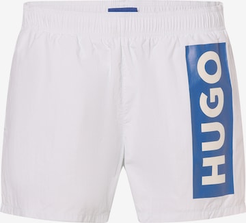 HUGO Board Shorts 'Okko' in White: front