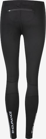 ENDURANCE Skinny Sportbroek 'VALENCIA Winter XQL' in Zwart