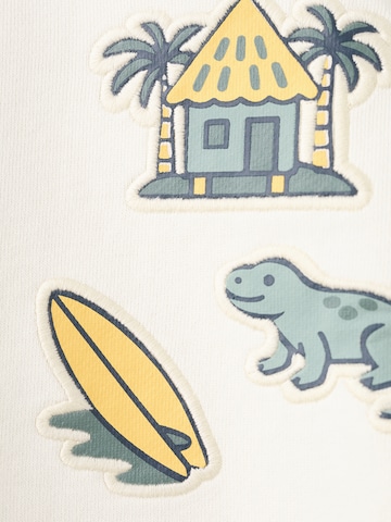 MANGO KIDS Mikina 'MSTICKER' – bílá