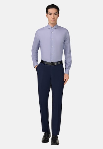 Coupe regular Chemise Boggi Milano en bleu