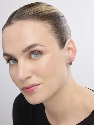 LUXBYLUX Earrings in Green: front