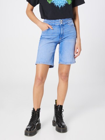 s.Oliver Regular Jeans in Blauw: voorkant