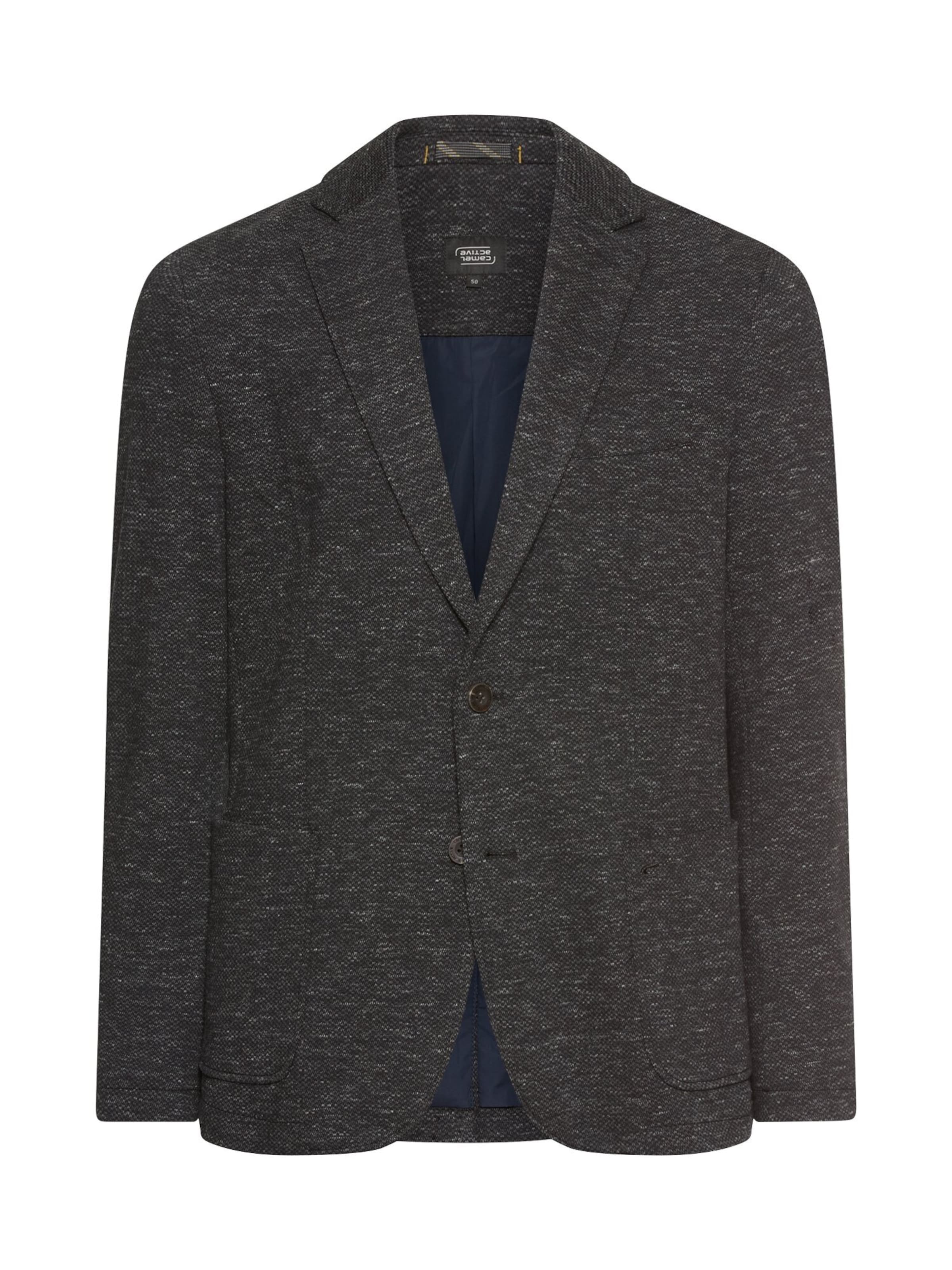 CAMEL ACTIVE Suit Jacket in Black: front