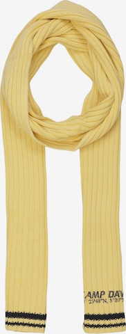 CAMP DAVID Schal oder Tuch One Size in Gelb: Vorderseite