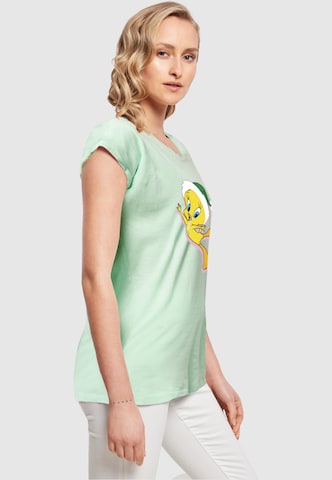 T-shirt 'Looney Tunes - Tweety Christmas Hat' ABSOLUTE CULT en vert