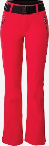 LUHTA Spodnie sportowe 'JOENTAUS' w kolorze czerwony: przód