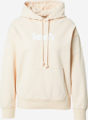 LEVI'S ® Mikina 'Graphic Standard Hoodie' – béžová: přední strana