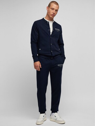 HECHTER PARIS Zip-Up Hoodie in Blue