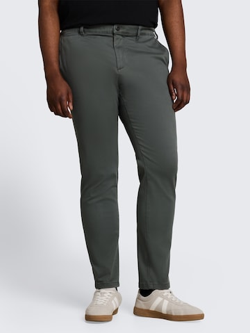 TOM TAILOR Men + Regular Hose in Grün: Vorderseite