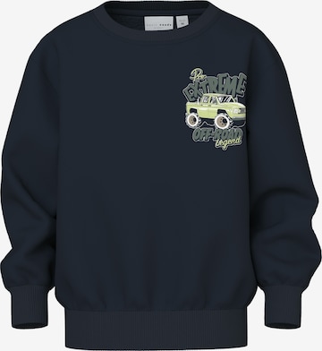 NAME IT Sweatshirt 'NMMVILDAR' in Blauw: voorkant