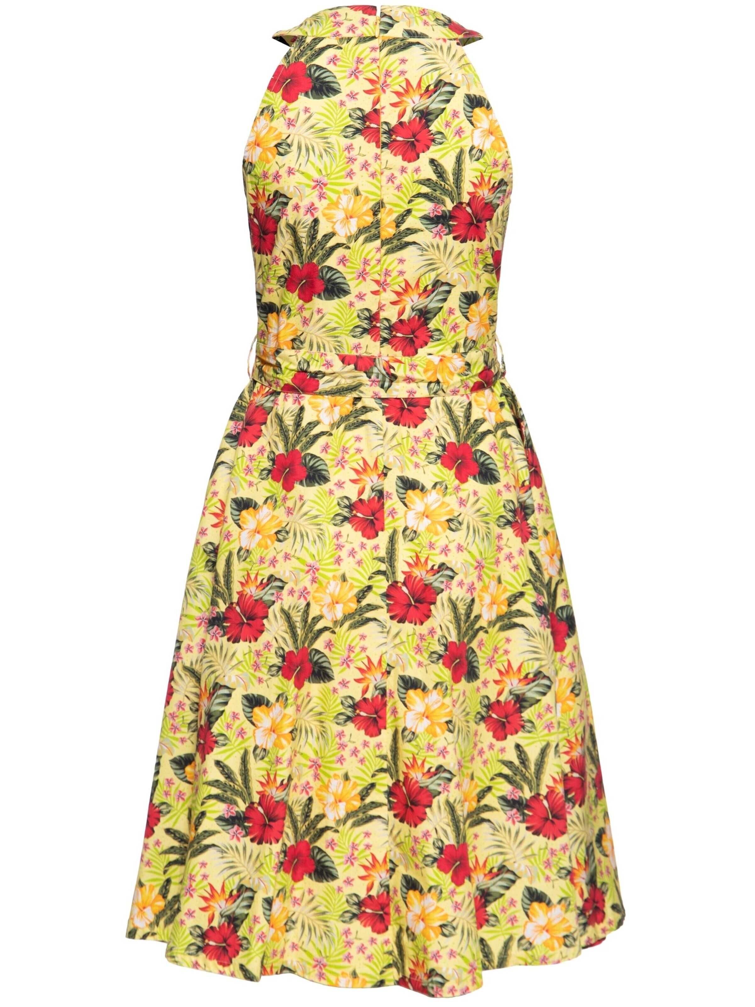 Queen Kerosin Summer Dress in Yellow