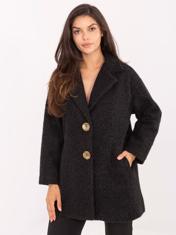 Madnezz House Between-Seasons Coat '96775.19' in Black: front