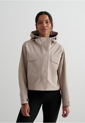 Veste mi-saison Aim'n en beige : devant