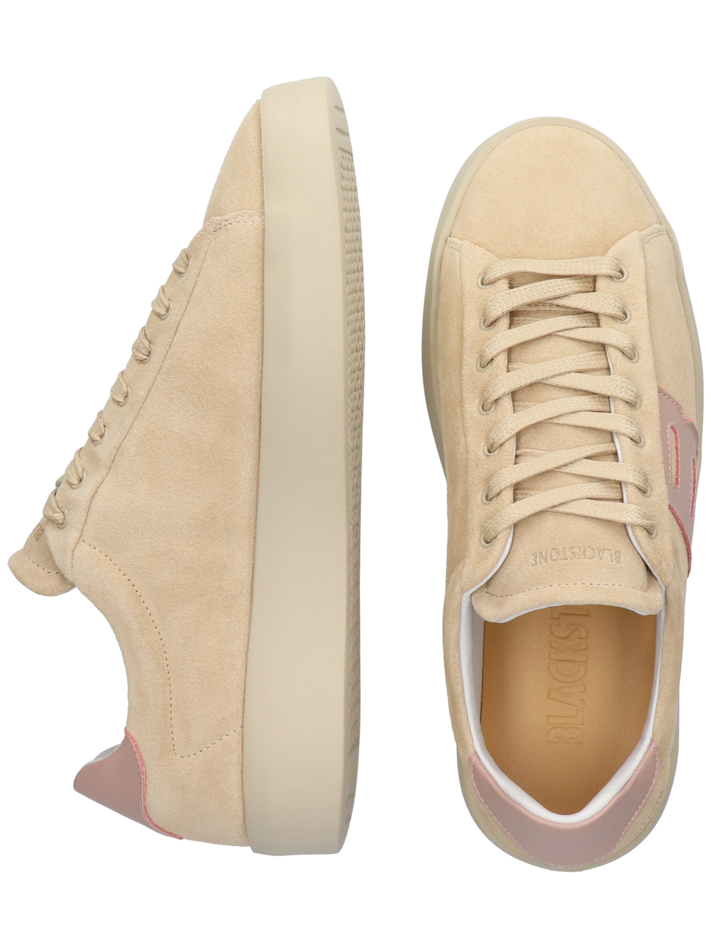 BLACKSTONE Låg sneaker 'Skarn Ray DL448' i beige