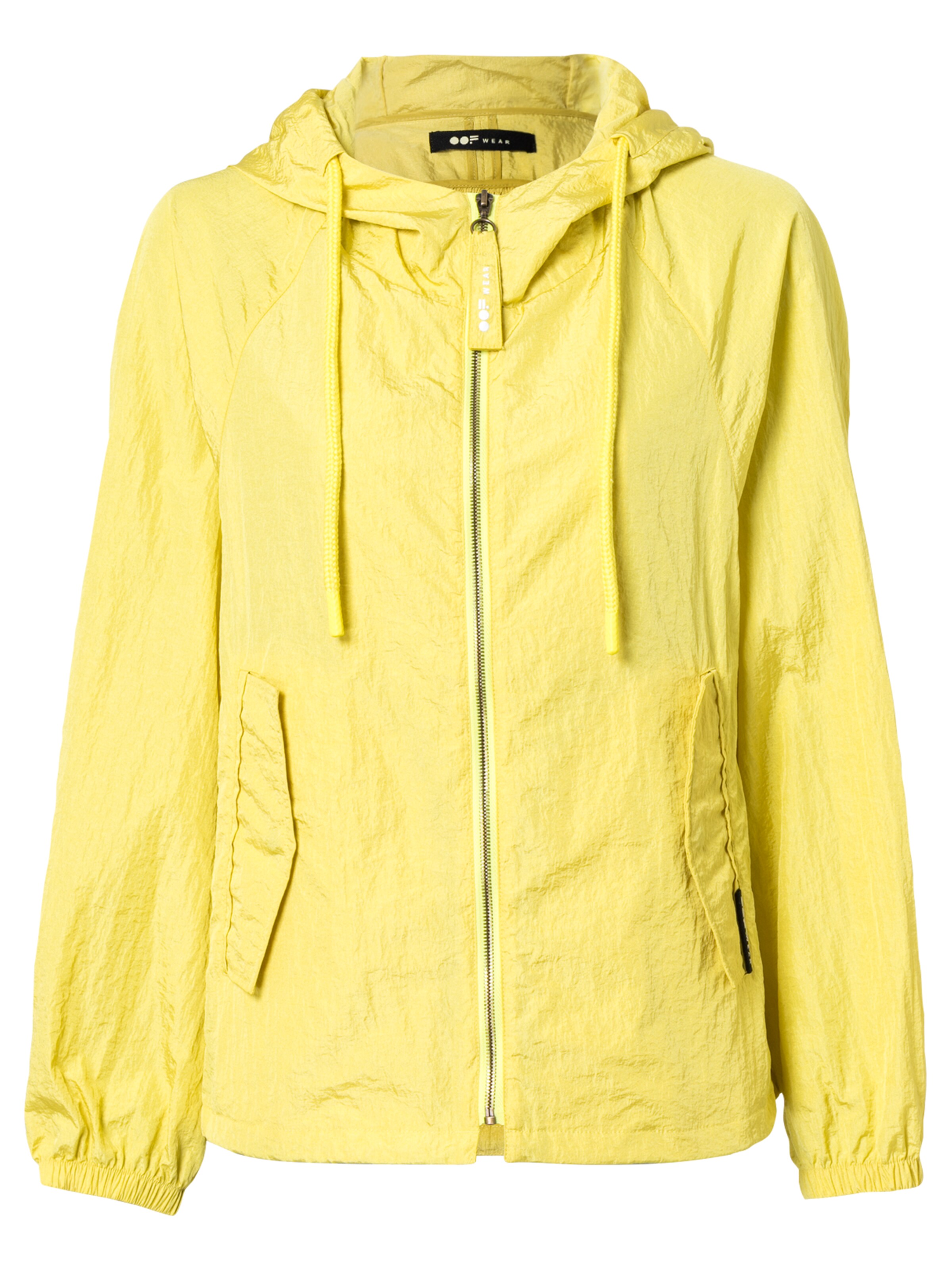 Giacca di mezza stagione di OOF WEAR in giallo: frontale