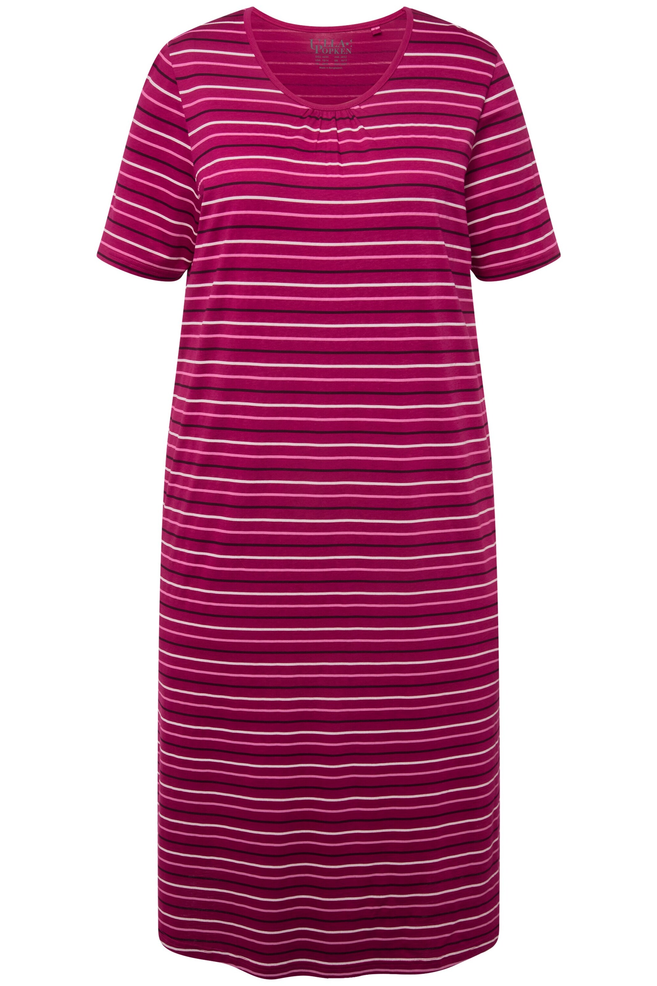 Ulla Popken Nightgown in Pink: front