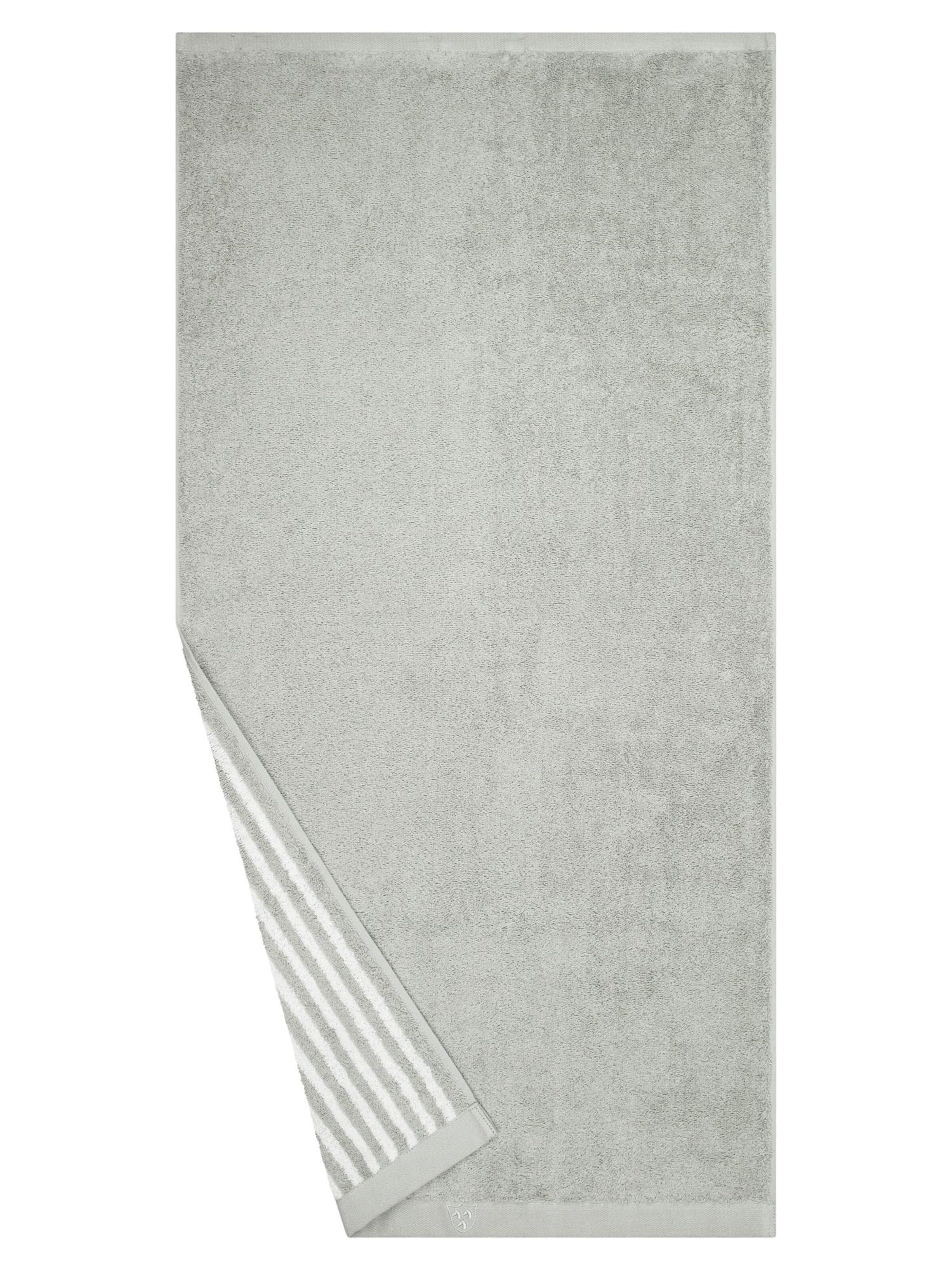 ROSS Towel 'Doubleface Stripes' in Green