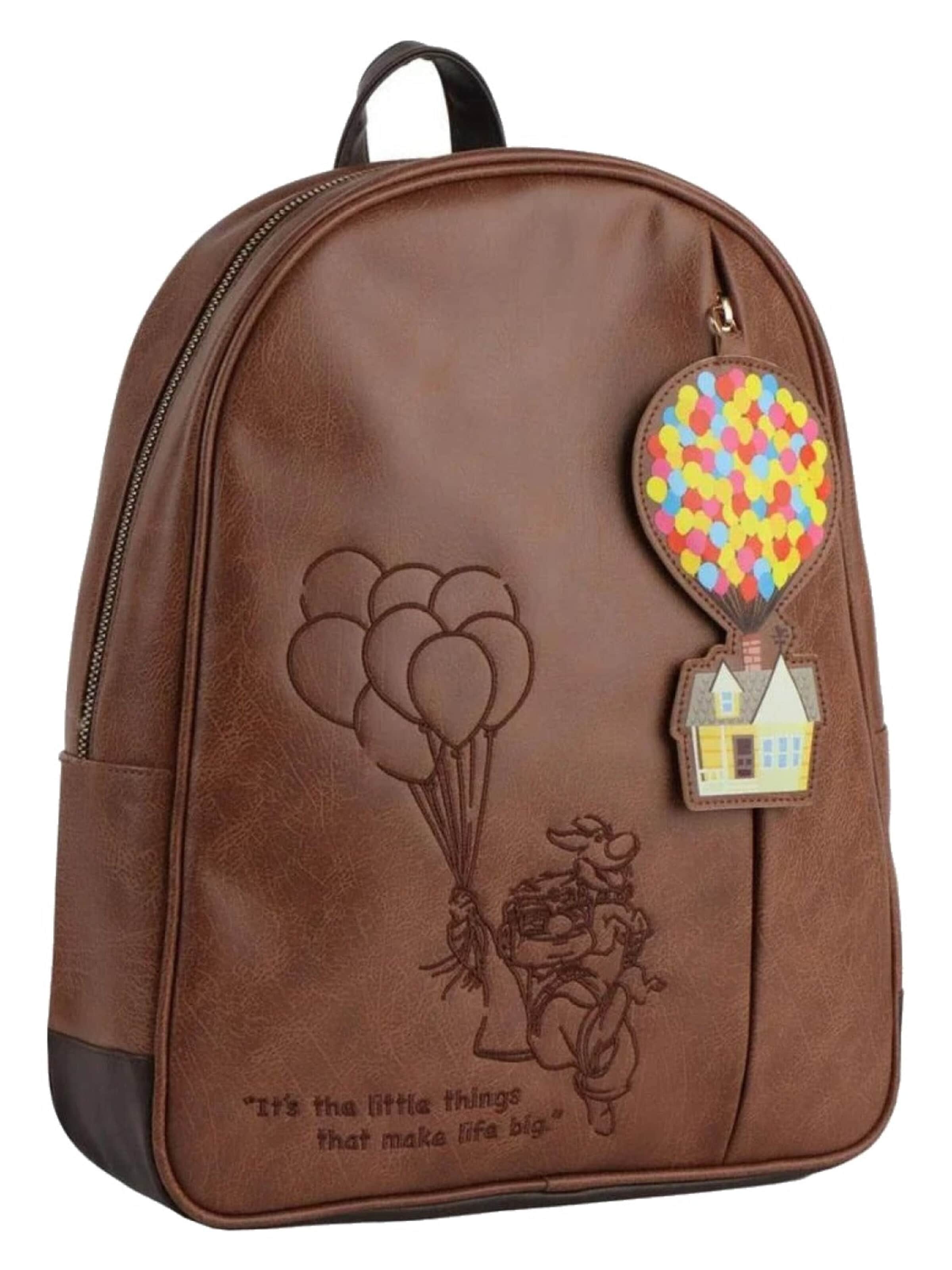 DISNEY Backpack 'Disney Pixar' in Brown: front