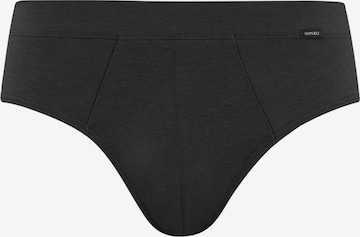 Hanro Slip ' Natural Function ' in Schwarz: predná strana