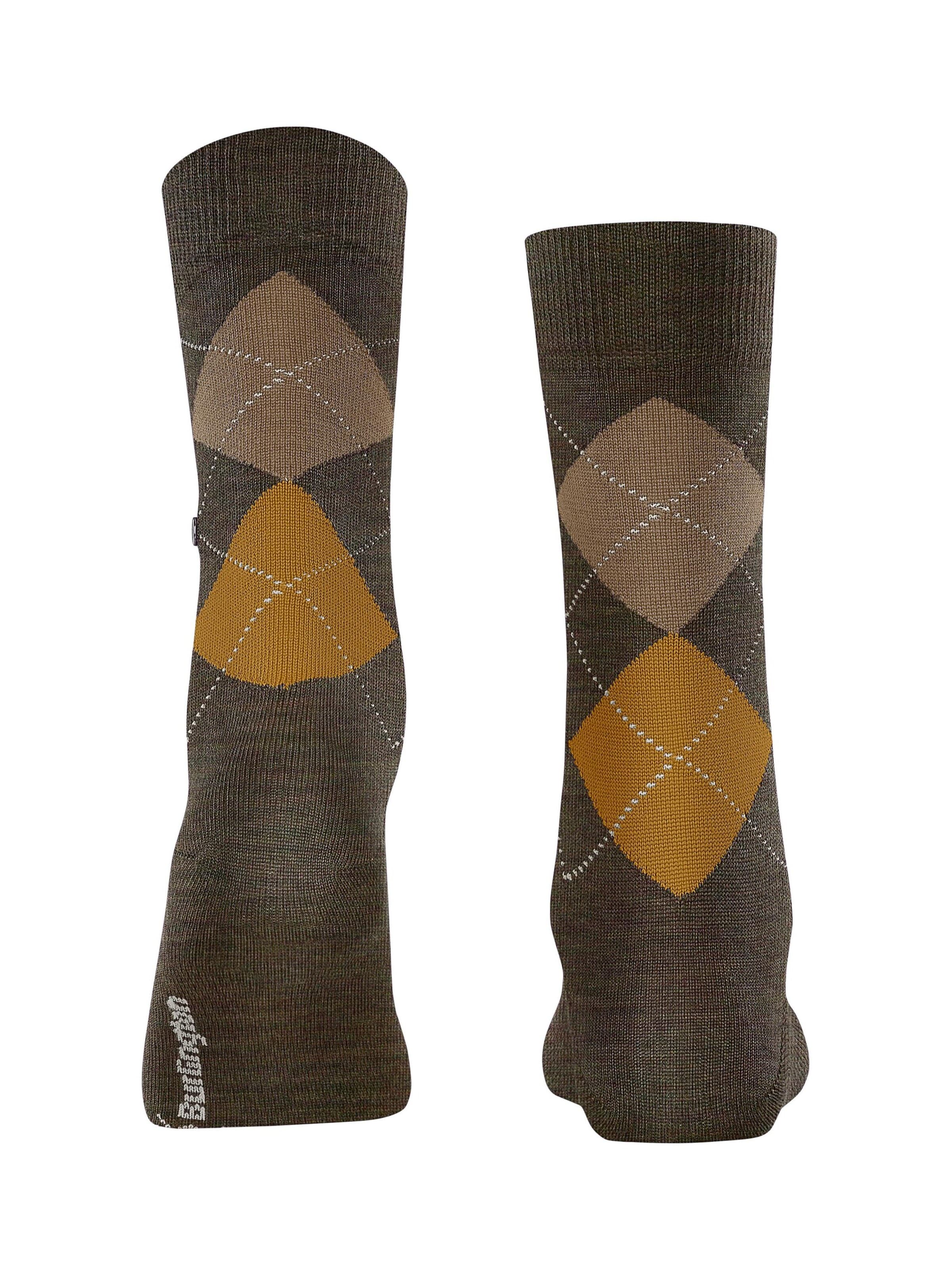 BURLINGTON Socks 'Melange Marylebone' in Green