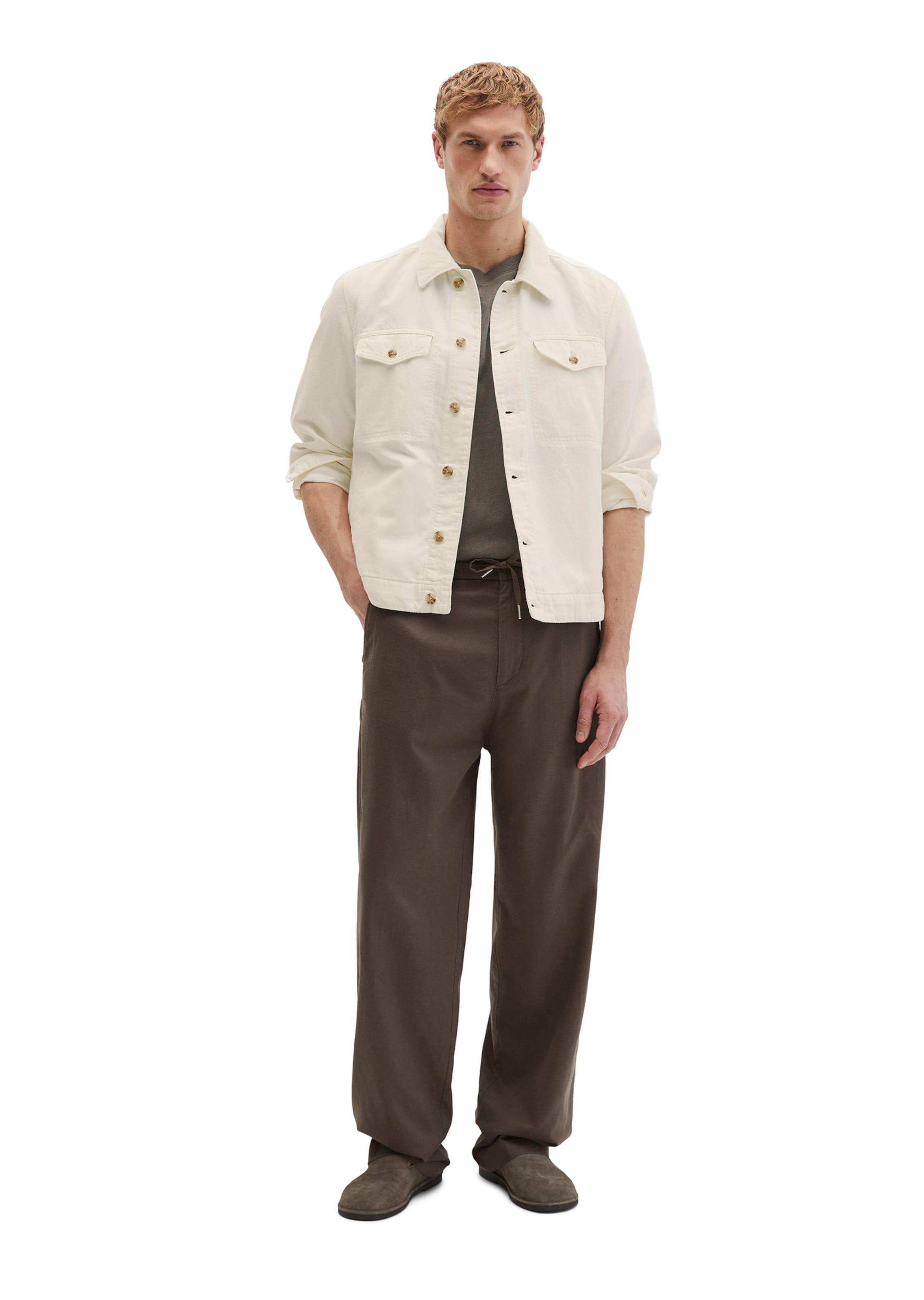 Veste mi-saison Marc O'Polo en blanc