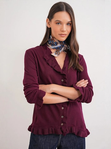 MixRay Strickjacke 'Strickjacken'‌‌‌‌‌ in Rot
