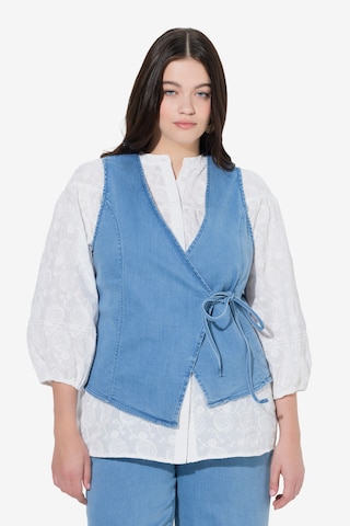 mėlyna Ulla Popken Liemenė: priekis