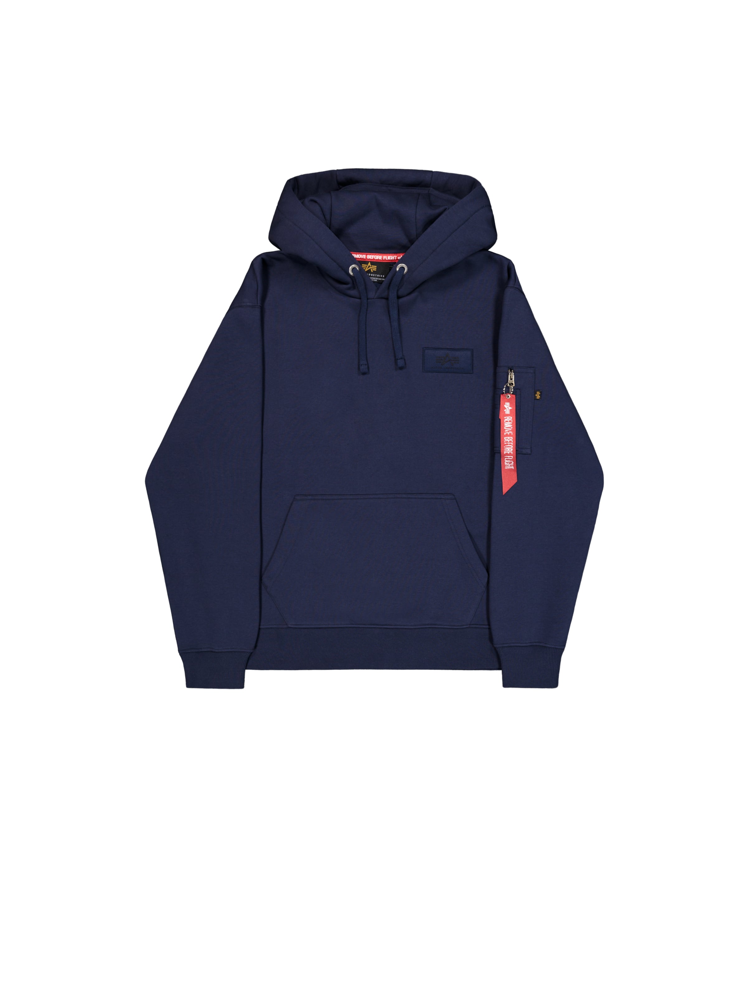 ALPHA INDUSTRIES - Sudadera en azul: frente