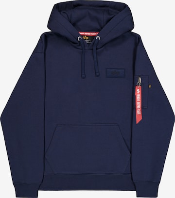 ALPHA INDUSTRIES Collegepaita värissä sininen: etupuoli