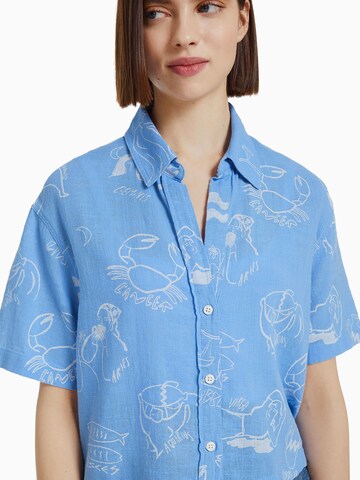 Camicia da donna di Bershka in blu