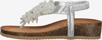 IGI&CO T-Bar Sandals in Silver