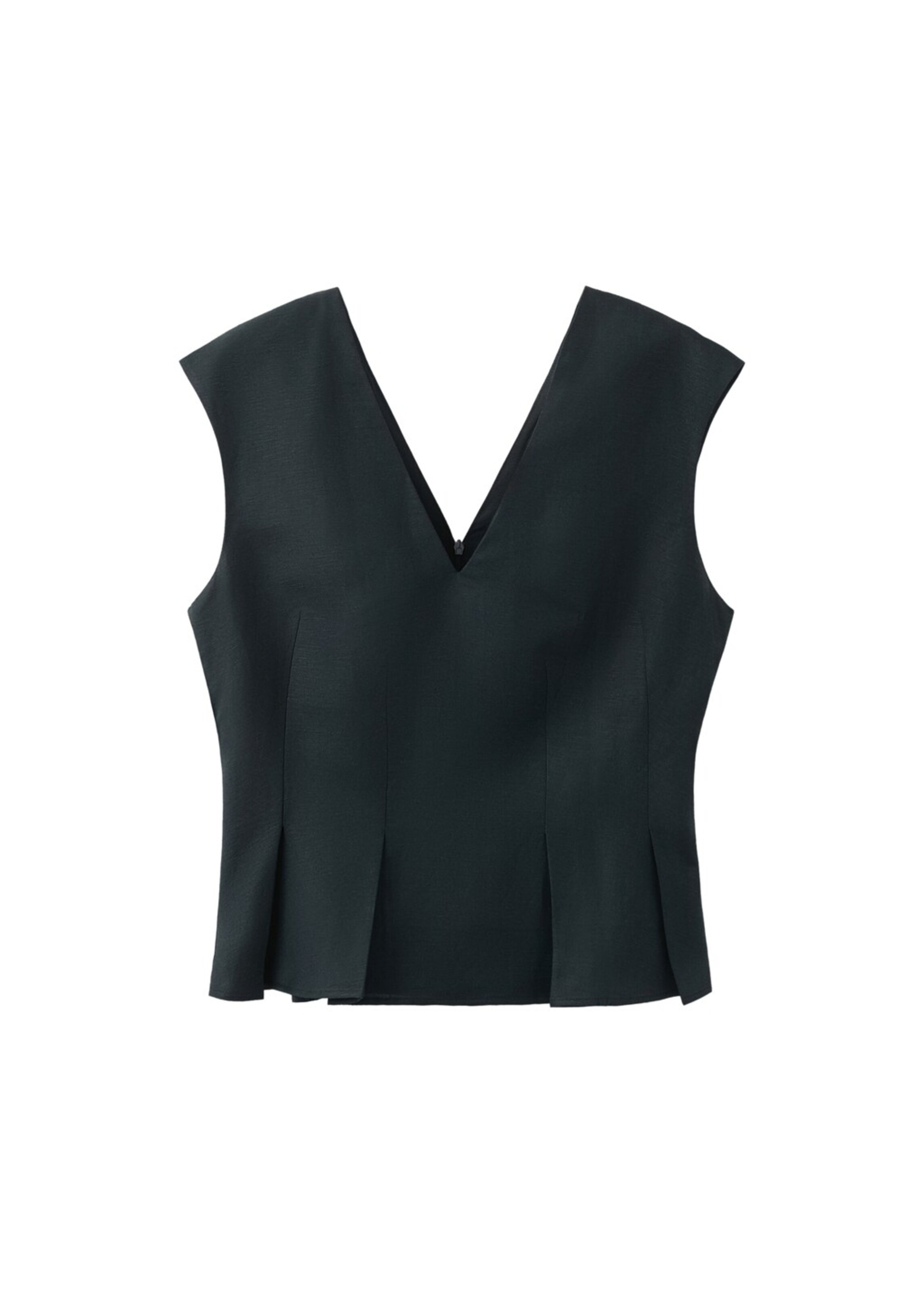MANGO Top 'lbolga' in Blau: Vorderseite