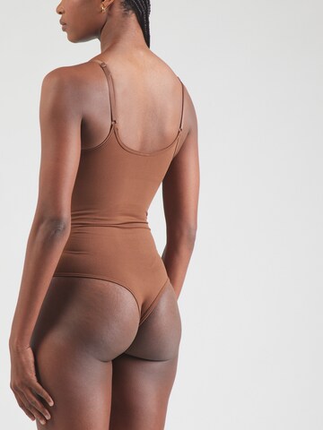 SPANX Корректирующее боди в Коричневый